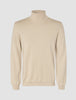 Seamless Premium Merino Knit Turtleneck Birchwood