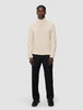 Seamless Premium Merino Knit Turtleneck Birchwood