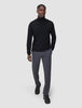 Seamless Premium Merino Knit Turtleneck Black