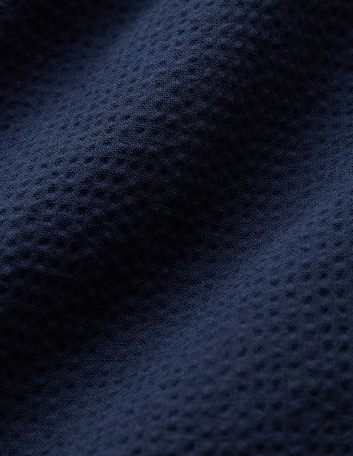 Seersucker Shorts Dark Navy