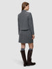 Women's Serene Short Jacket Grey Herringbone