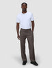 Siena Pants Relaxed Fit Dark Chestnut Melange