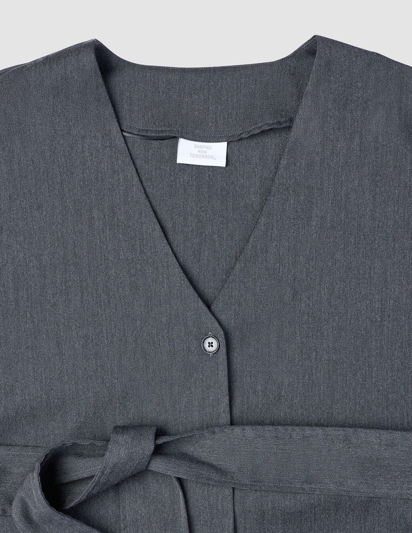 Women's Skye Belted Overshirt Charcoal Melange