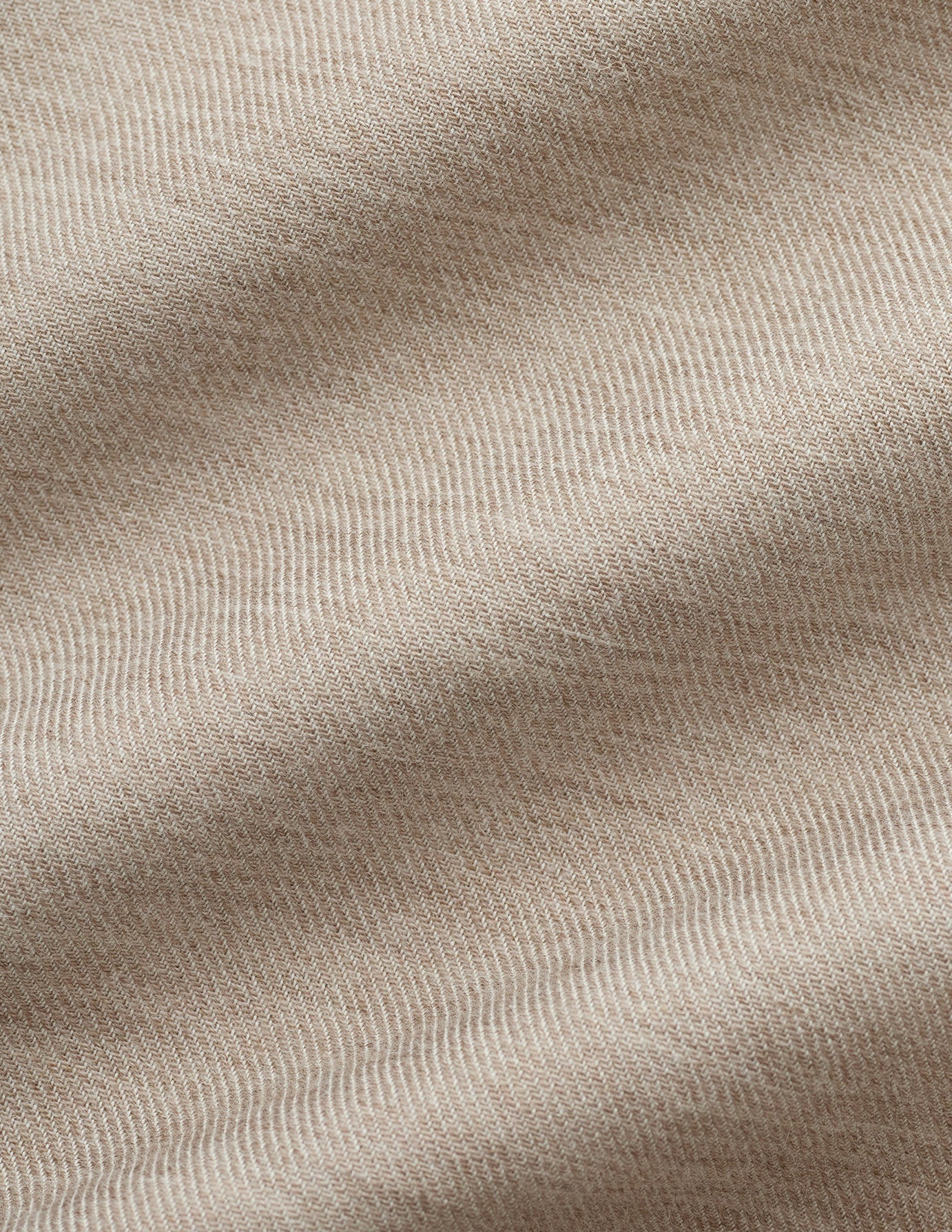 Soft Flannel Shirt Beige