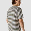 Striped Supima T-Shirt Box Fit Urban Green