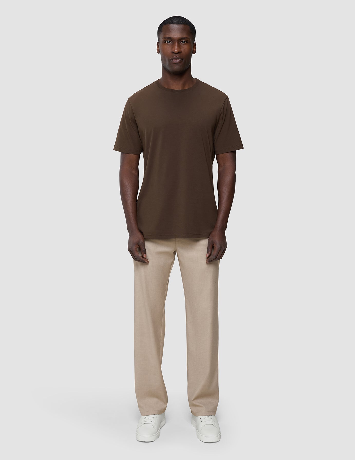 Supima T-shirt Saddle Brown