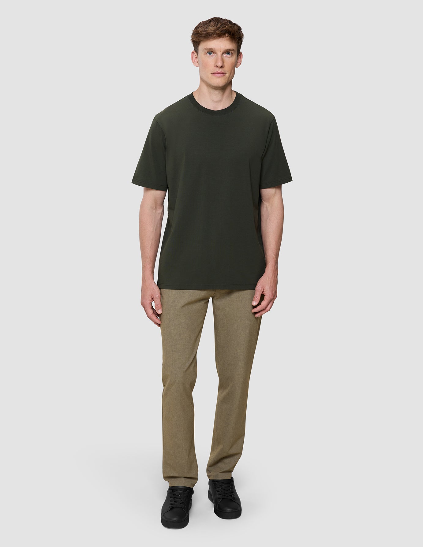 Supima T-shirt Box Fit Green Night