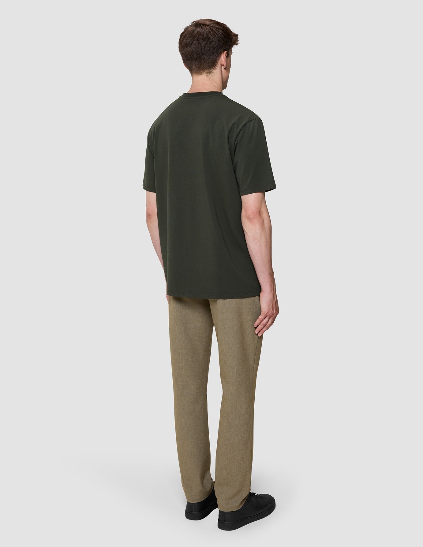 Supima T-shirt Box Fit Green Night