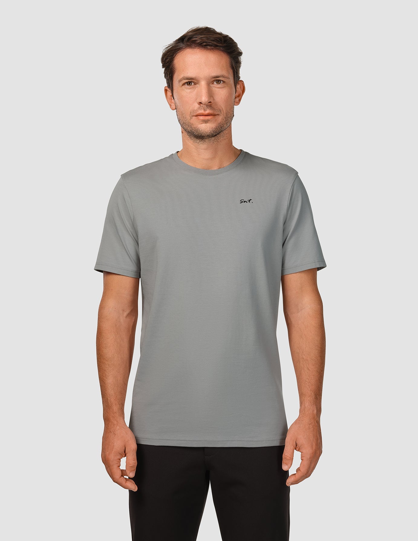 Supima Legacy T-shirt Stone Grey