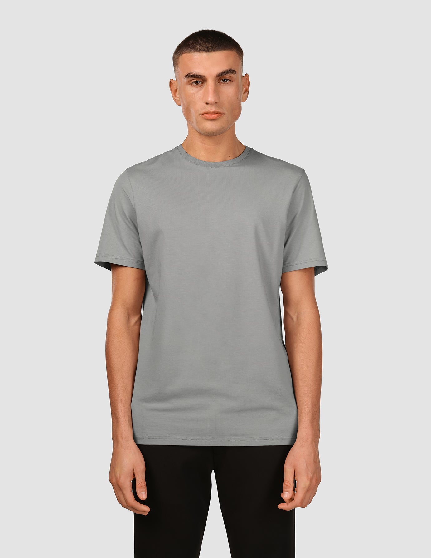Supima T-shirt Stone Grey