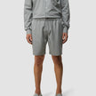 Tech Linen Elastic Shorts Charcoal