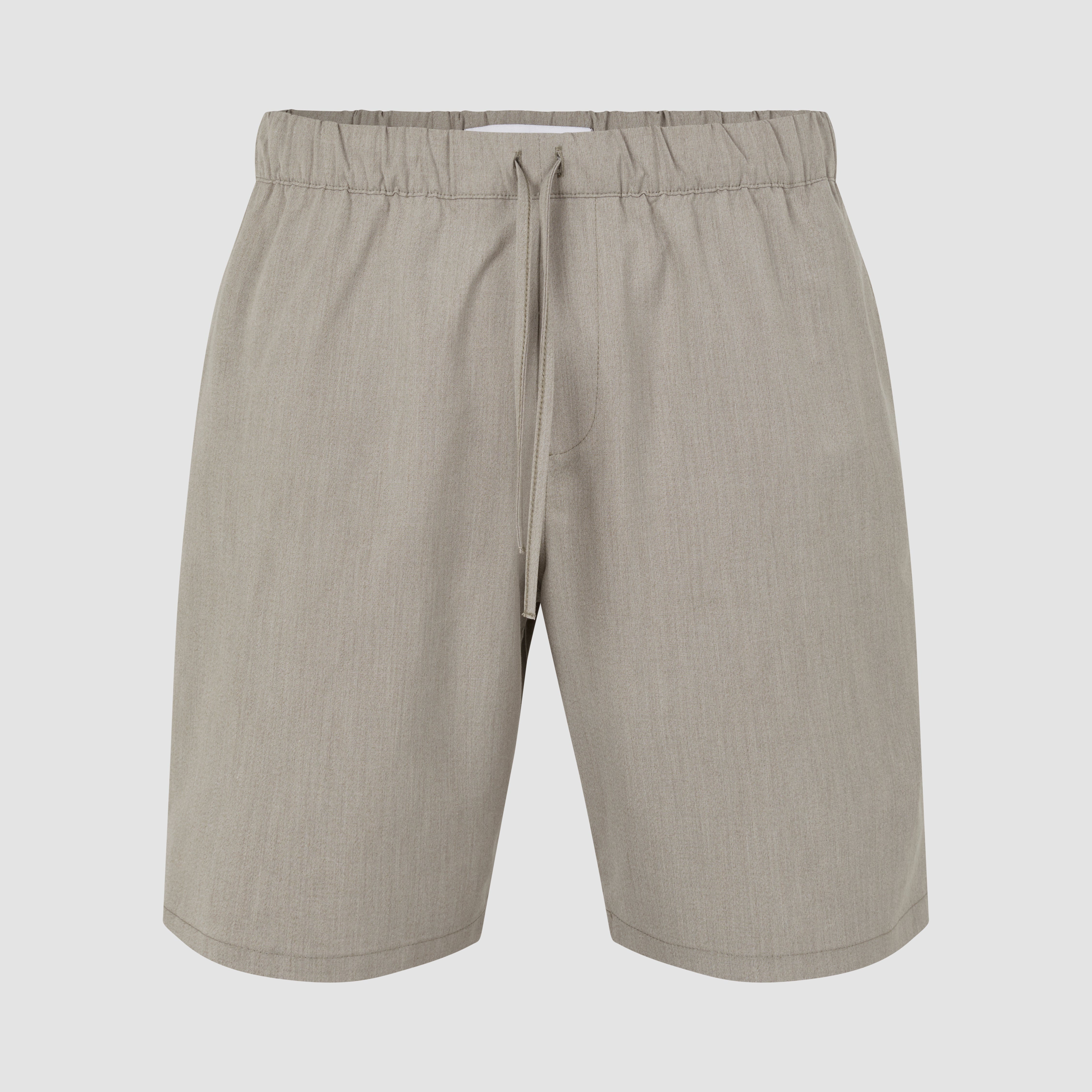 Tech Linen Elastic Shorts Raw Beige
