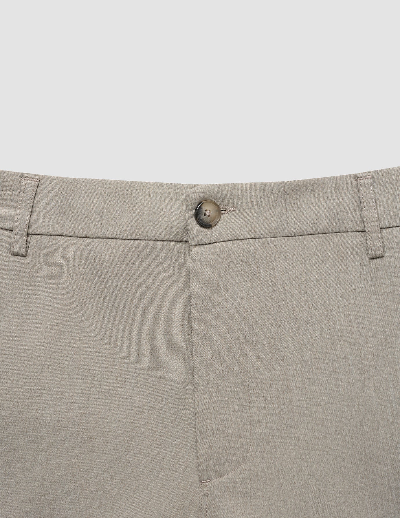 Tech Linen Elastic Shorts Raw Beige