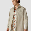 Tech Linen Overshirt Sandshell