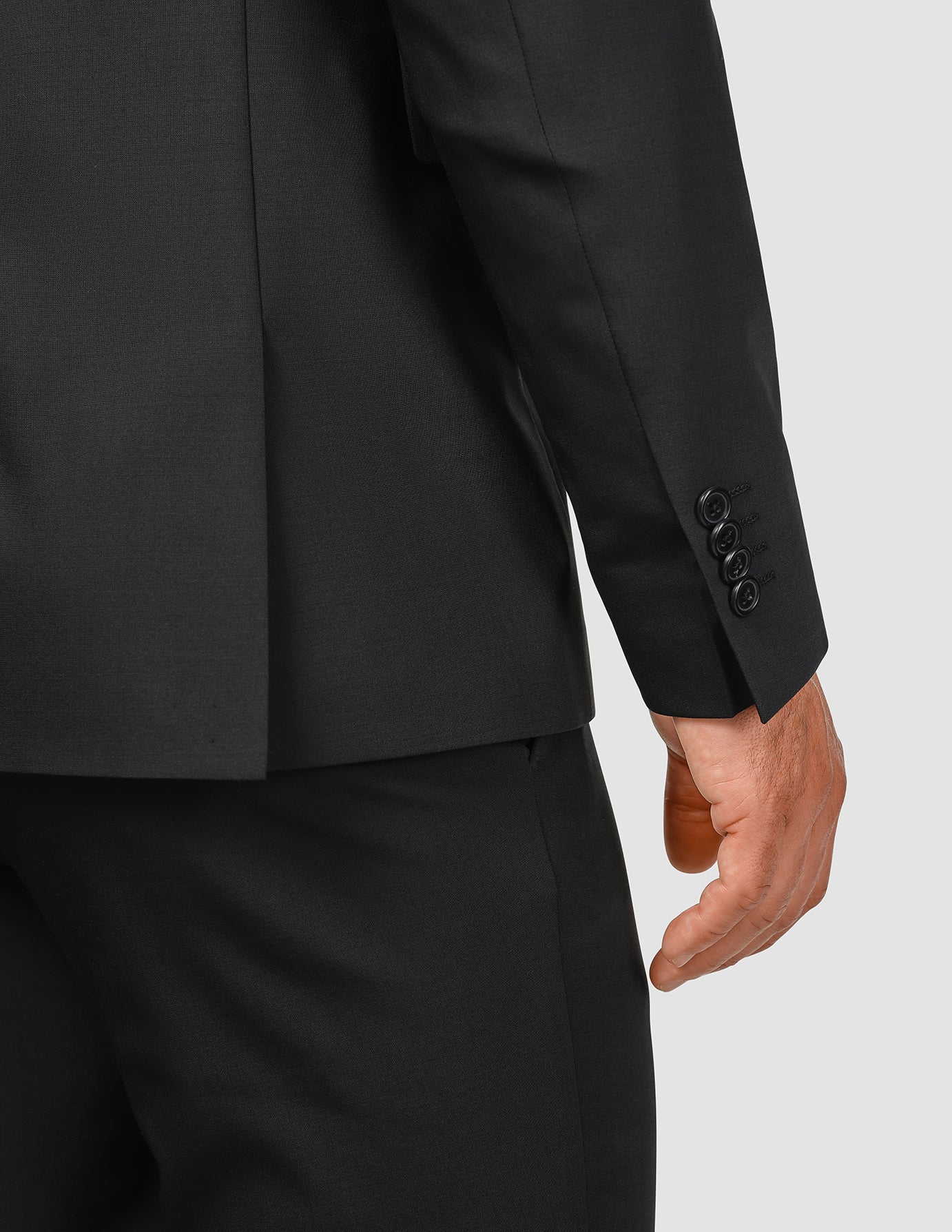 Tech Wool Suit Black