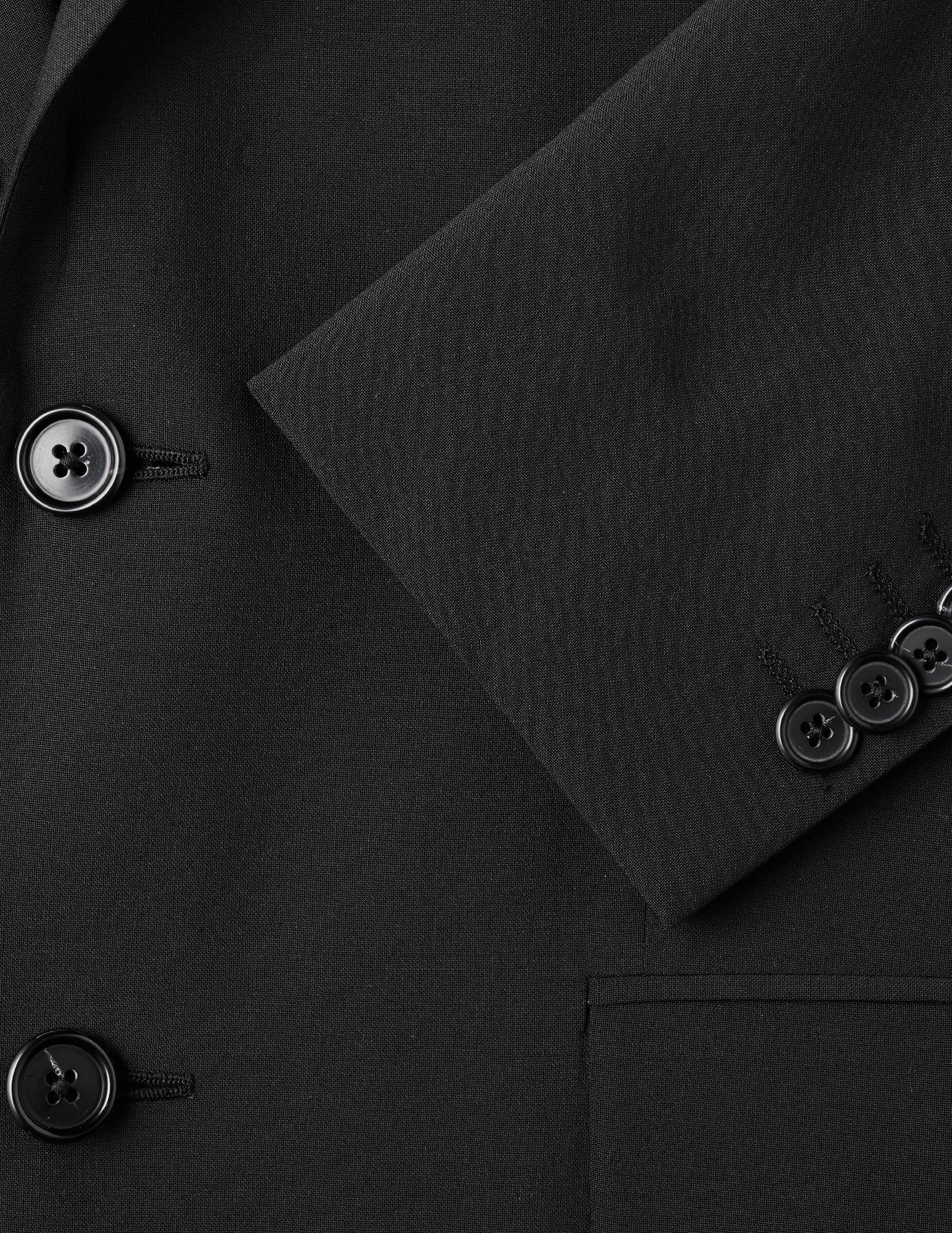 Tech Wool Blazer Black Slim