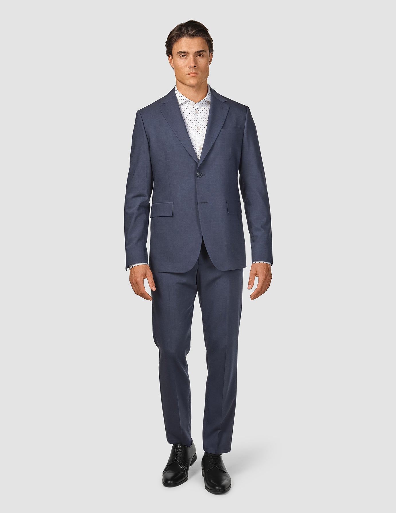 Tech Wool Blazer Navy Regular