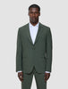 Tech Wool Blazer Green Night Regular