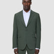 Tech Wool Blazer Green Night Regular