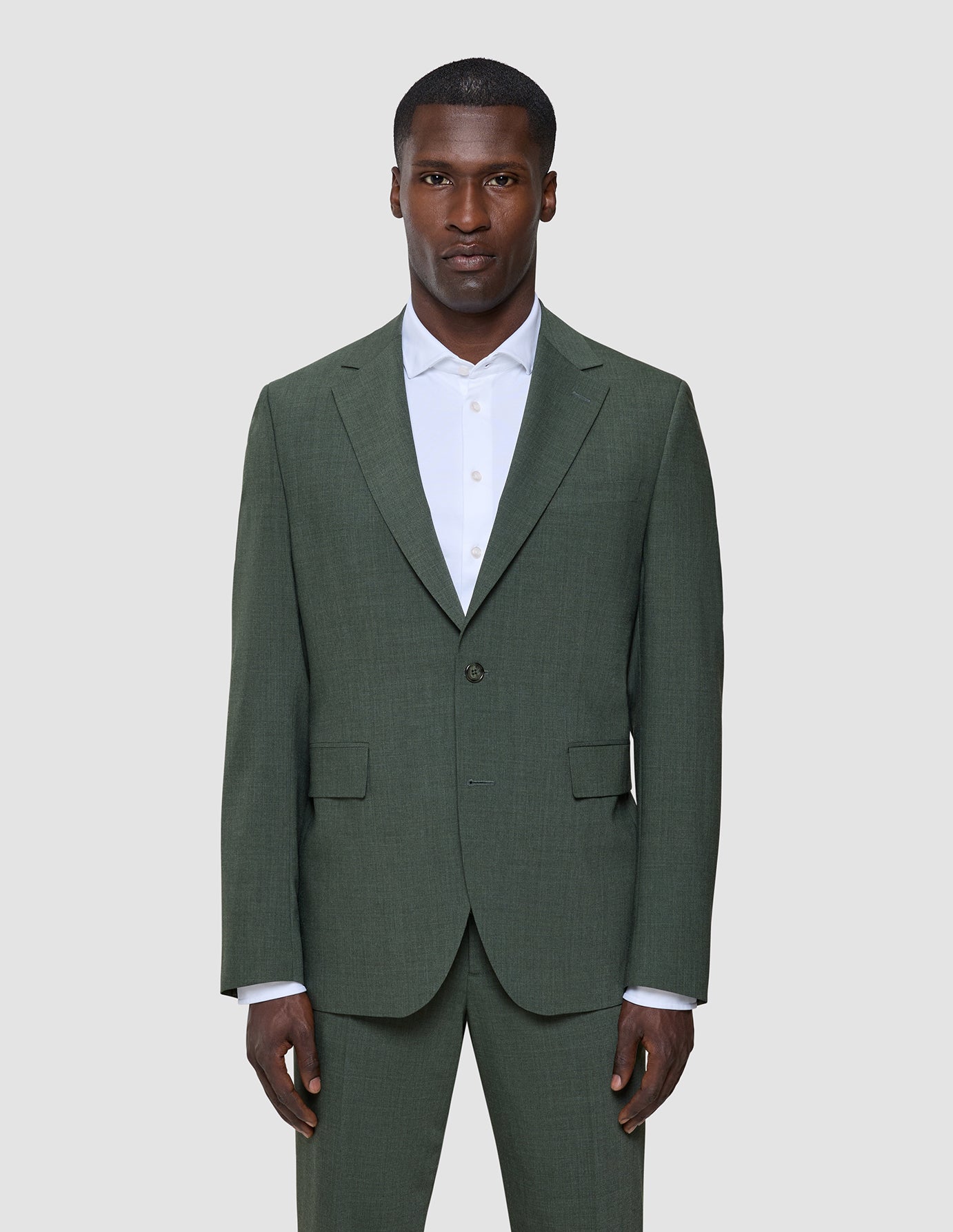Tech Wool Suit Green Night