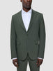 Tech Wool Blazer Green Night Regular