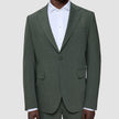 Tech Wool Blazer Green Night Regular