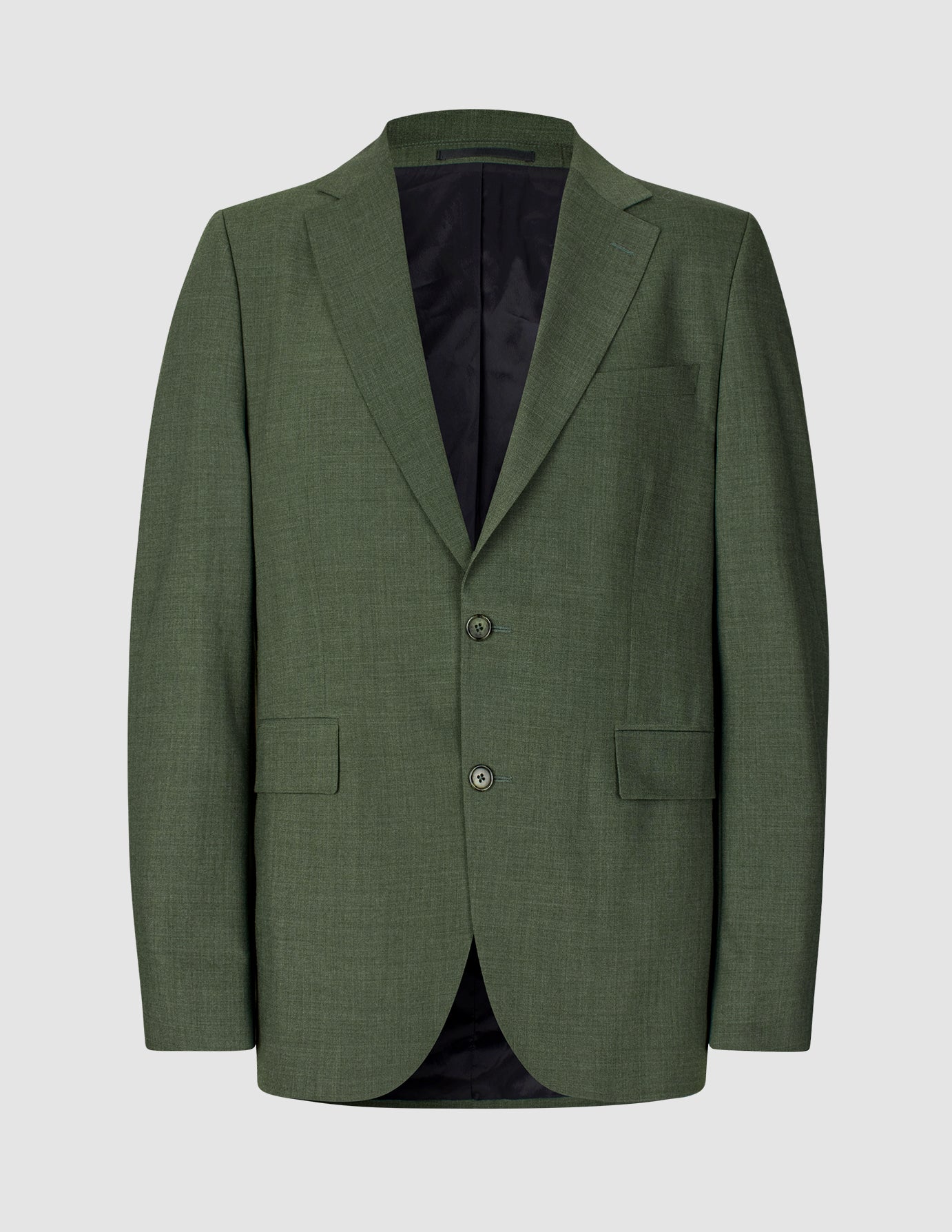 Tech Wool Suit Green Night