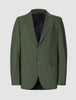 Tech Wool Blazer Green Night Slim