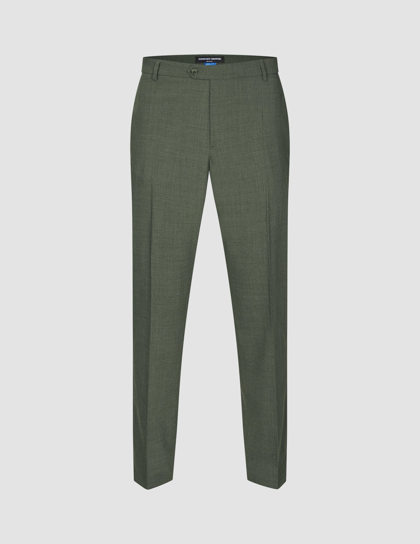 Tech Wool Suit Pants Regular Green Night
