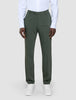 Tech Wool Suit Pants Slim Green Night