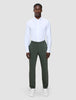 Tech Wool Suit Pants Slim Green Night