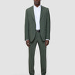 Tech Wool Suit Pants Slim Green Night
