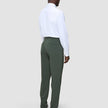 Tech Wool Suit Pants Slim Green Night