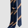 Tie Navy / Orange Stripe