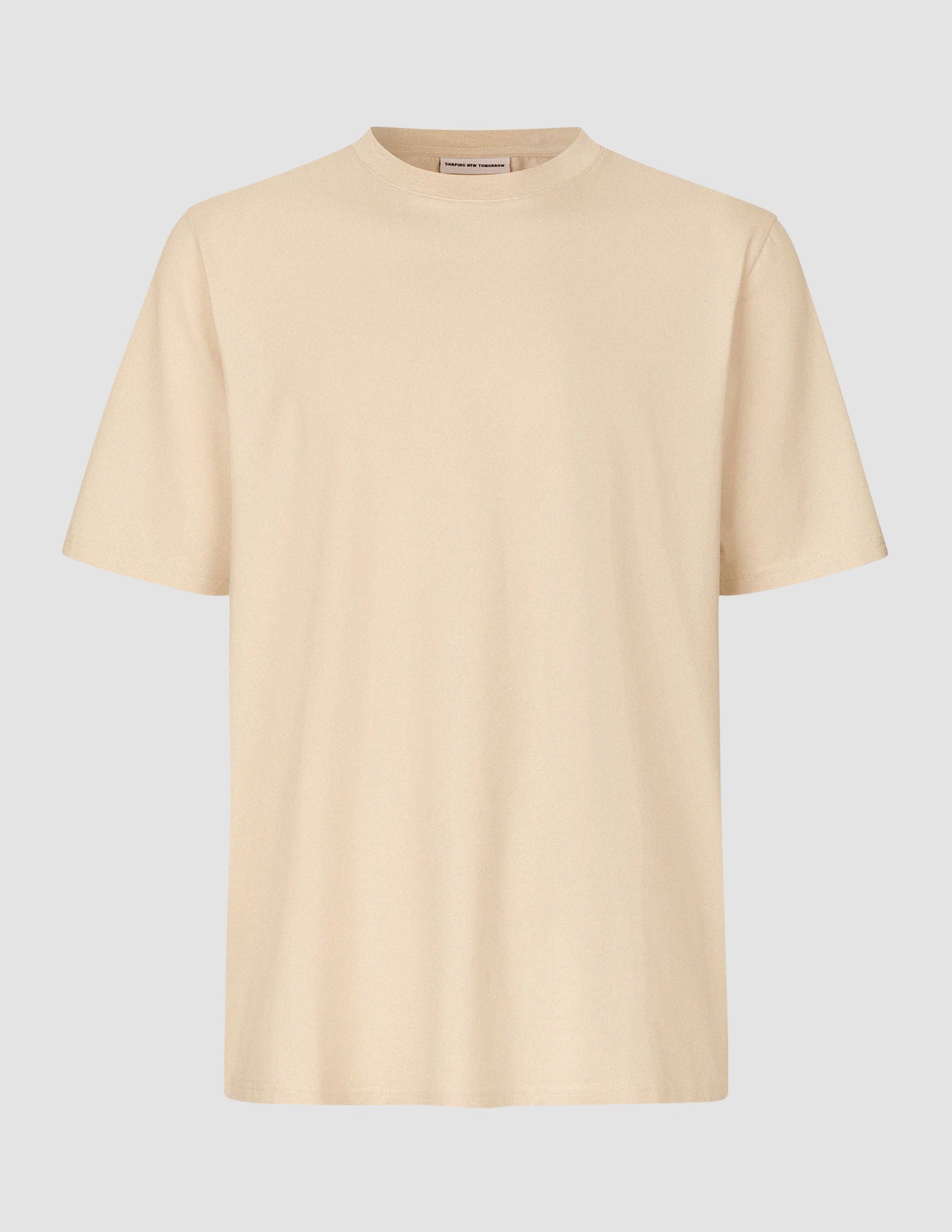 Supima T-shirt Box Fit Ivory Haze