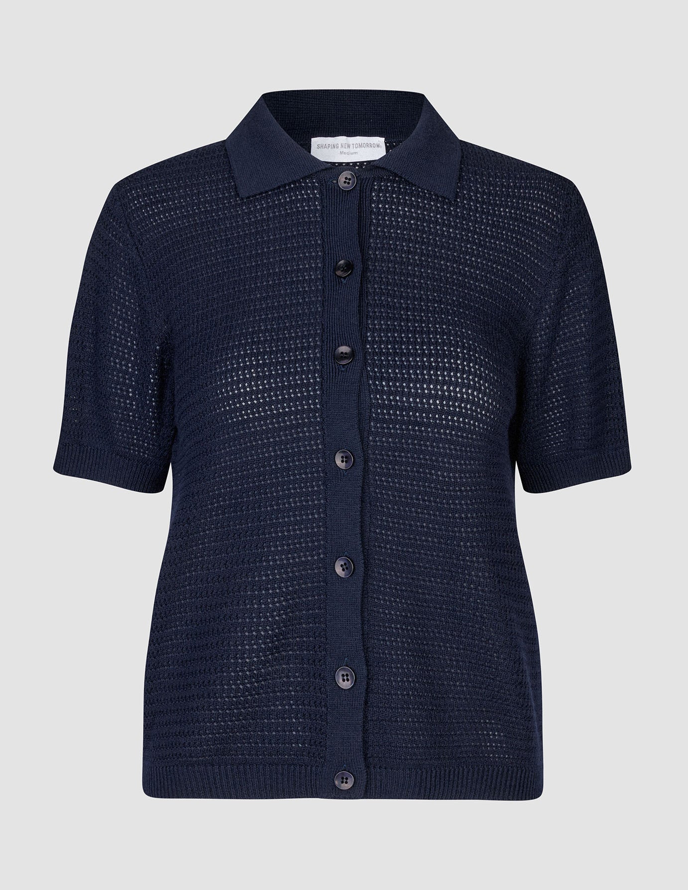 Women's Structured Polo Navy