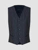 Essential Vest Navy Stripes