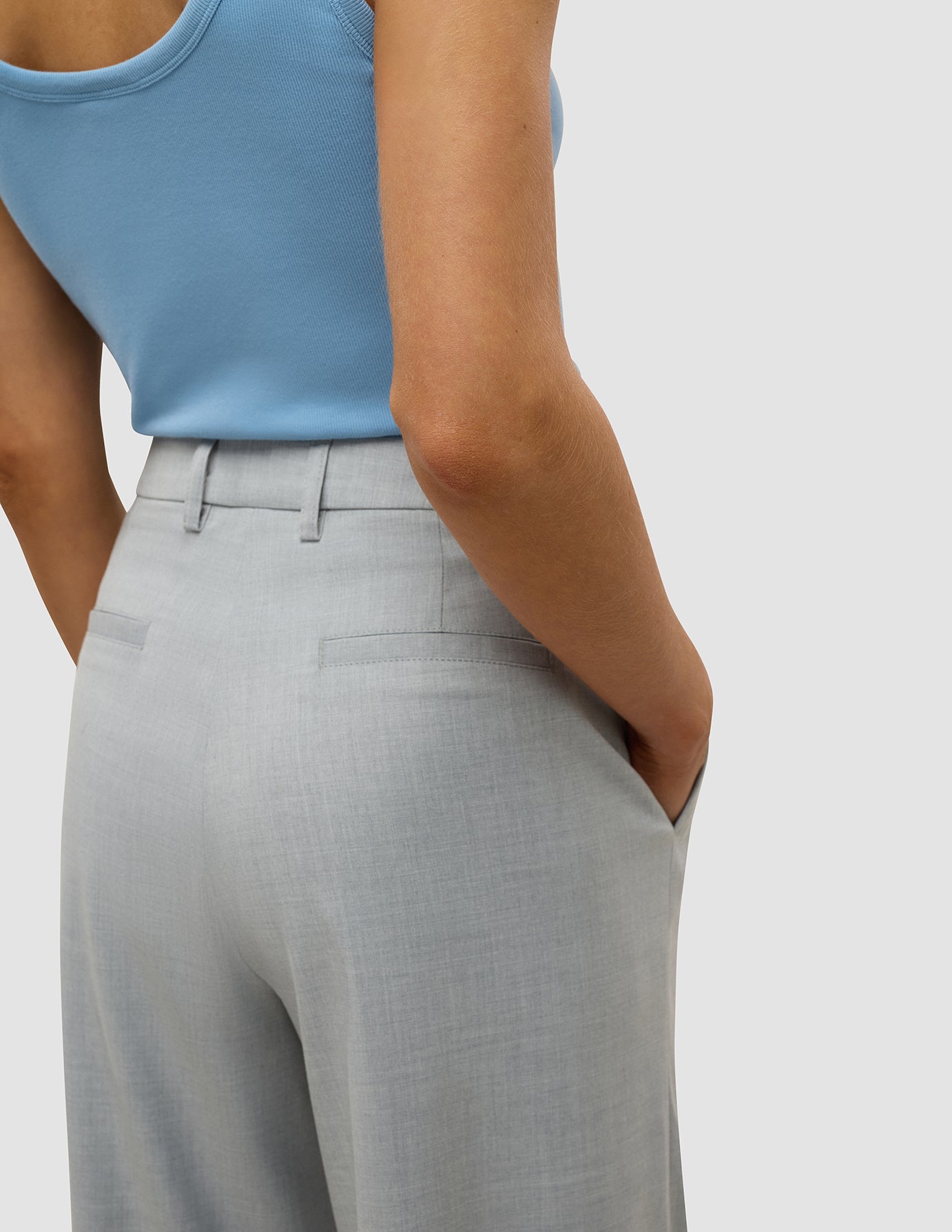Women's Skye Pants Wide Grey Pine Melange