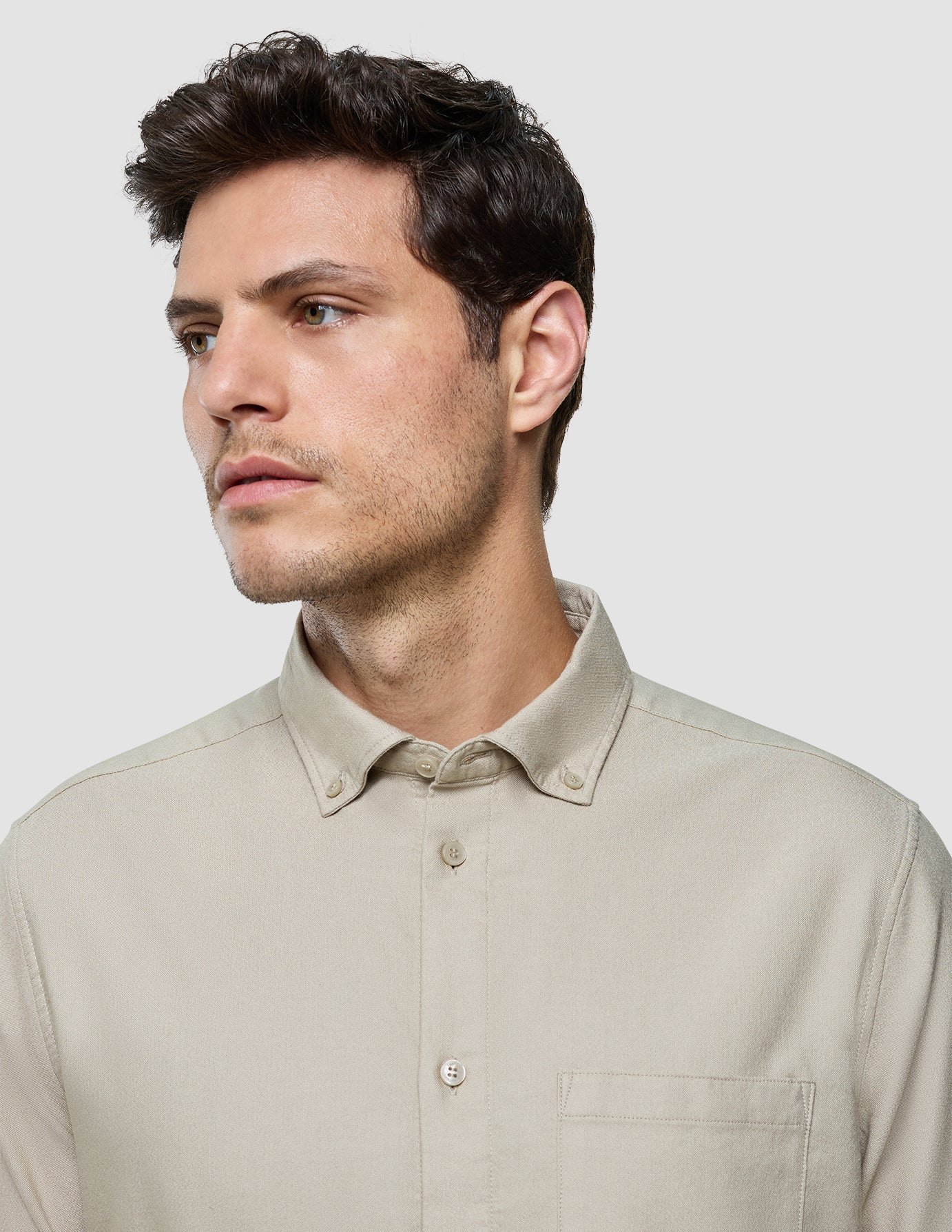 All-Day Oxford Shirt Beige