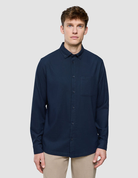 All-Day Oxford Shirt Navy | SHAPING NEW TOMORROW