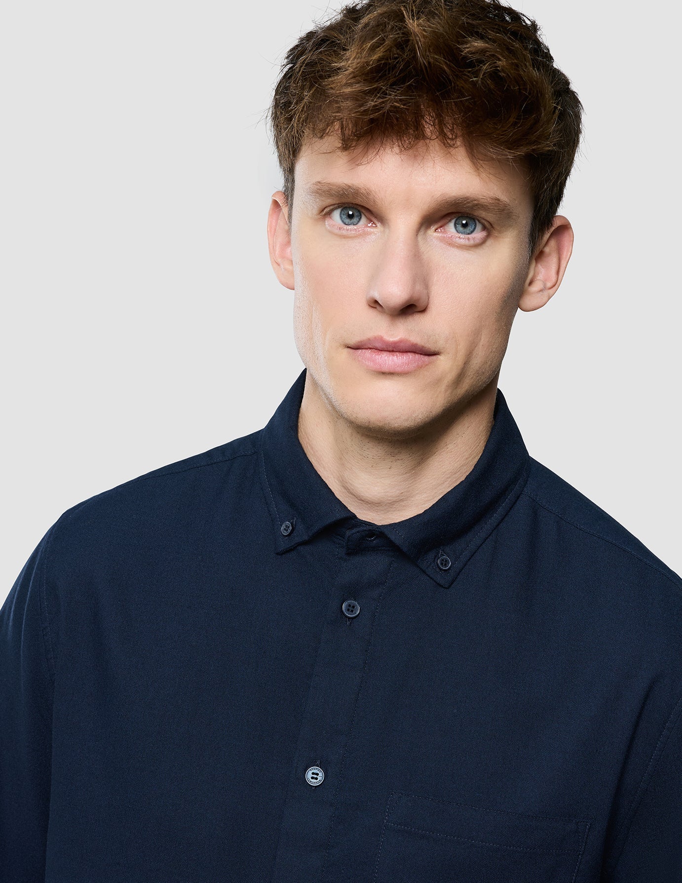 All-Day Oxford Shirt Navy | SHAPING NEW TOMORROW