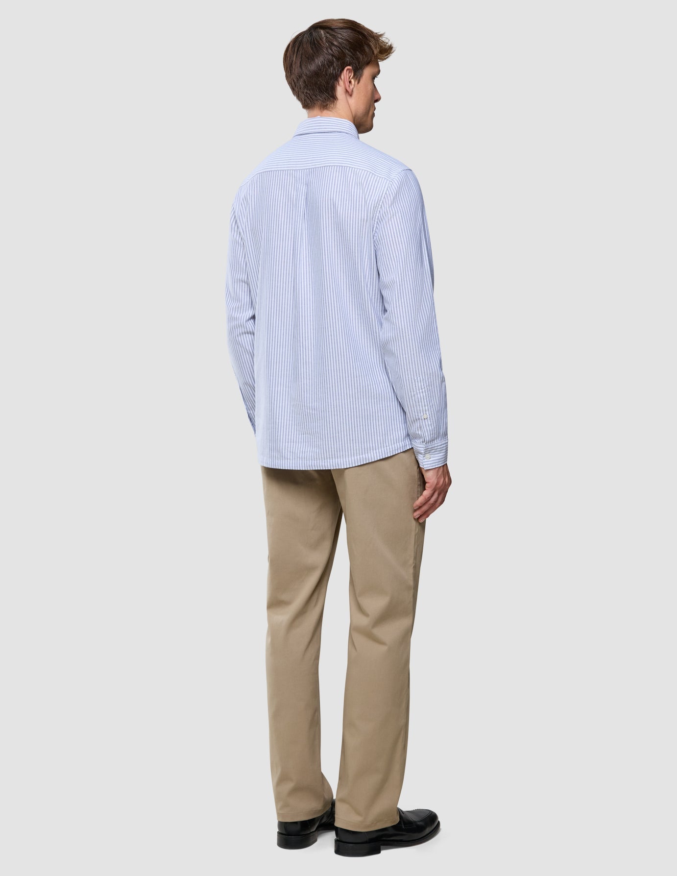All-Day Oxford Shirt Navy Stripes