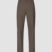 Atelier Pants Relaxed Dark Beige: relaxed-fit trousers in dark beige heavyweight broken twill, featuring a button closure and belt loops.
