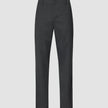 Atelier Pants Relaxed Dark Grey trousers in a relaxed fit of dark grey heavyweight broken twill, featuring a button closure and a waistband with belt loops.