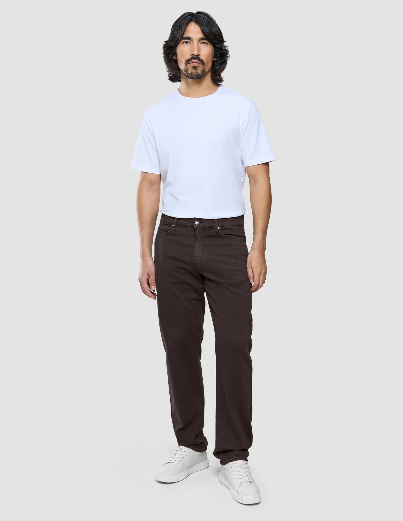 Classic 5-Pocket Pants Regular Dark Brown