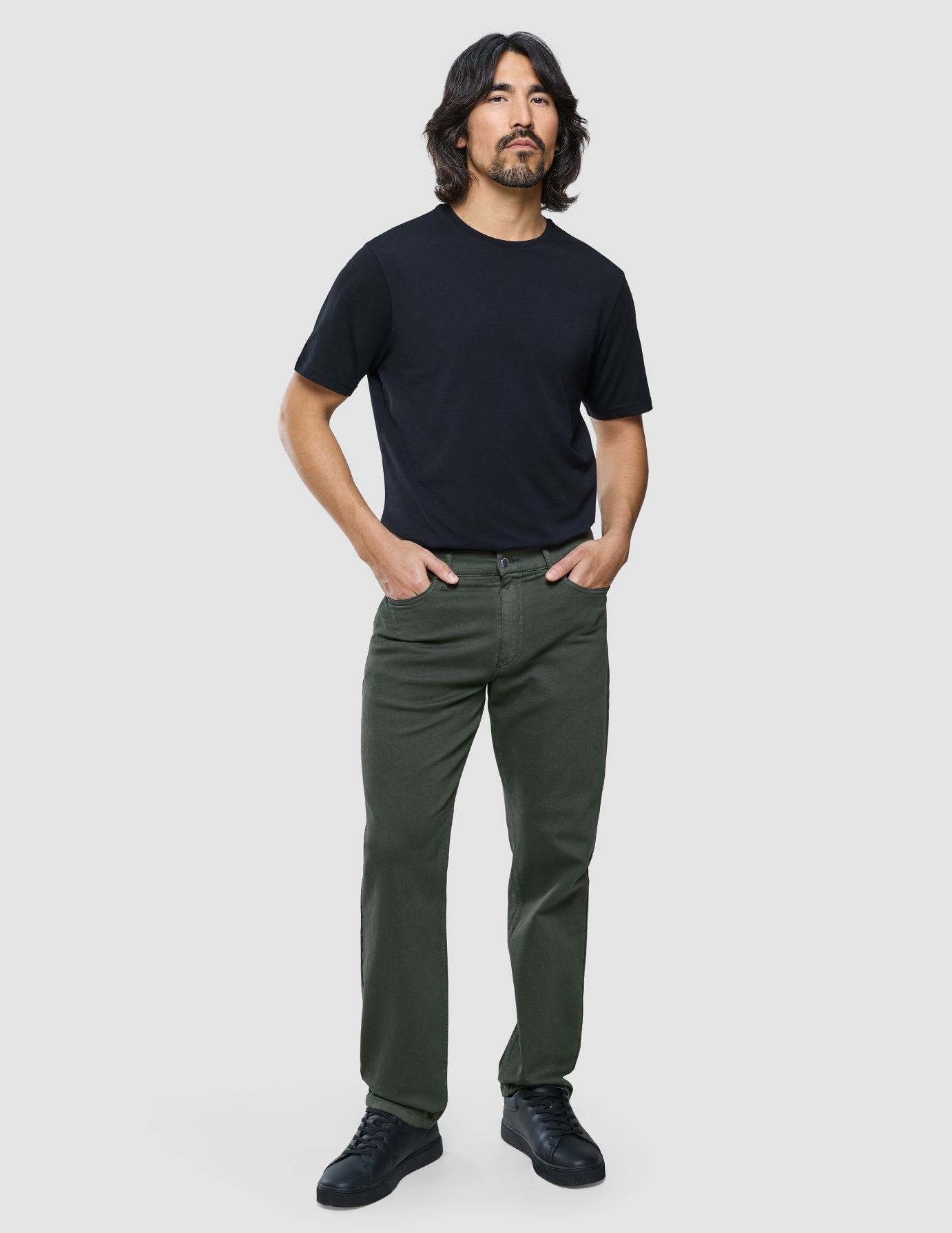 Classic 5-Pocket Pants Regular Green