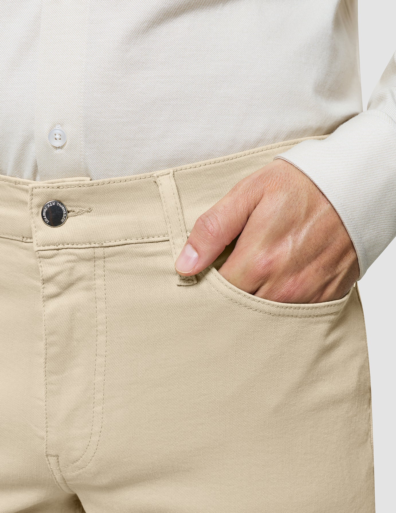 Classic 5-Pocket Pants Regular Safari