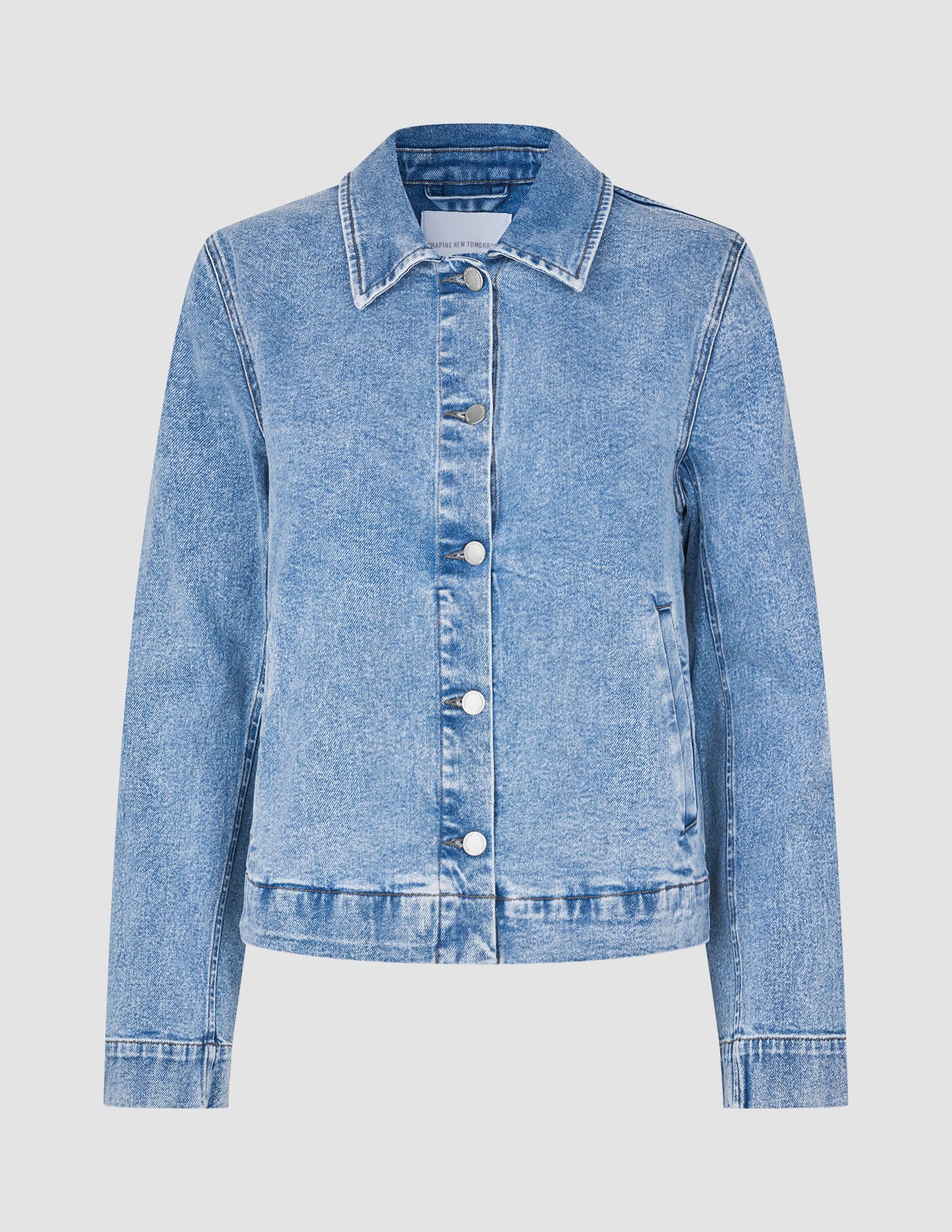 Women's Classic Denim Jacket Snow Blue Wash