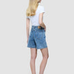 Women Classic Denim Shorts Snow Blue Wash