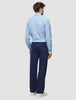 Classic Shirt Light Blue Herringbone Slim